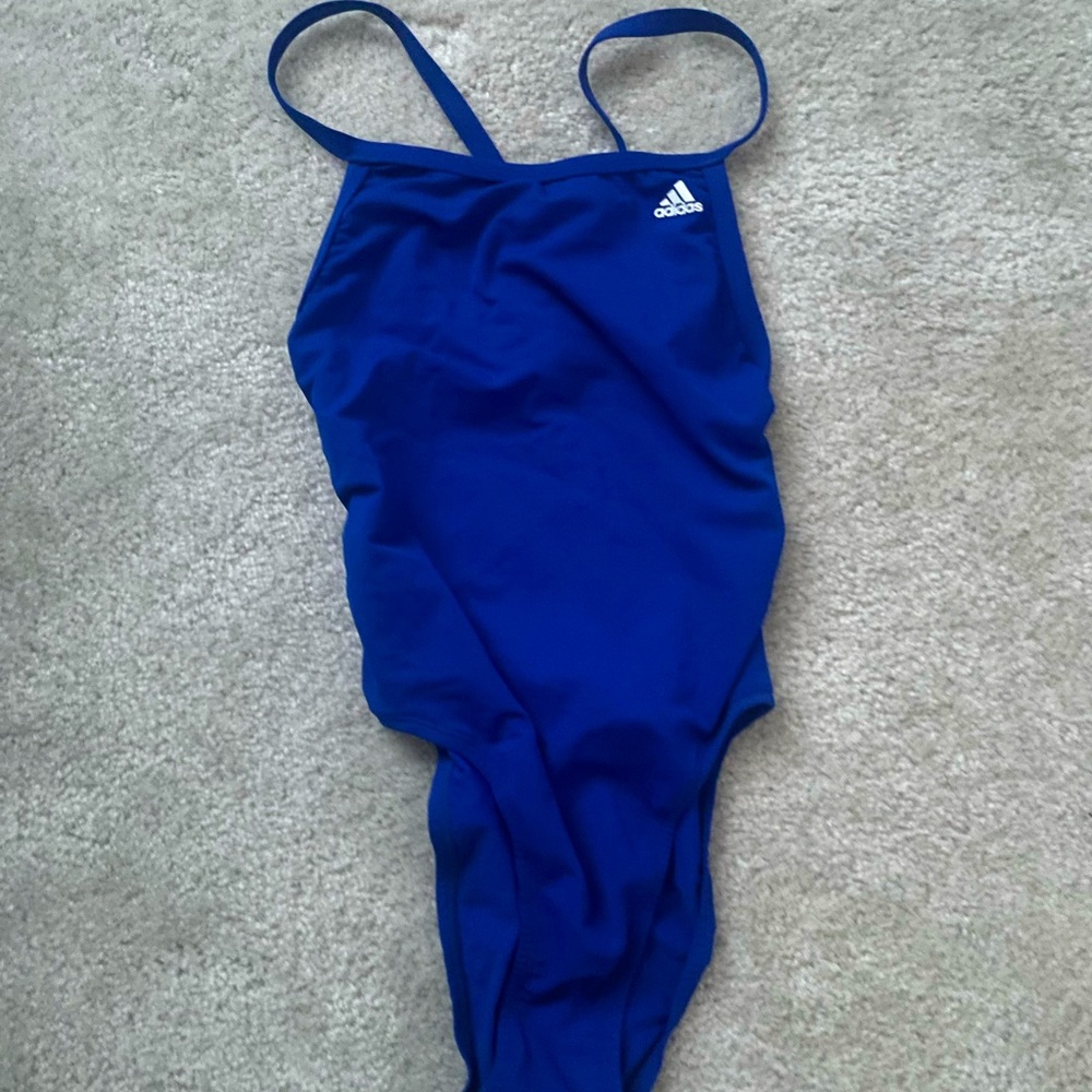 Adidas royal blue lap, swim suit